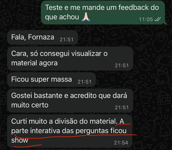 Depoimento sobre o DorMap