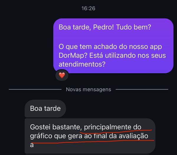 Depoimento sobre o DorMap